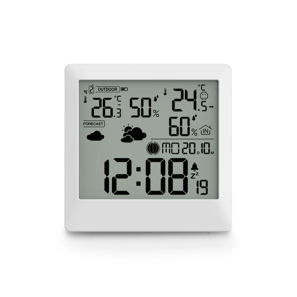 Hama Palawan Weather Station Thermometer Hygrometer - Whiteeng