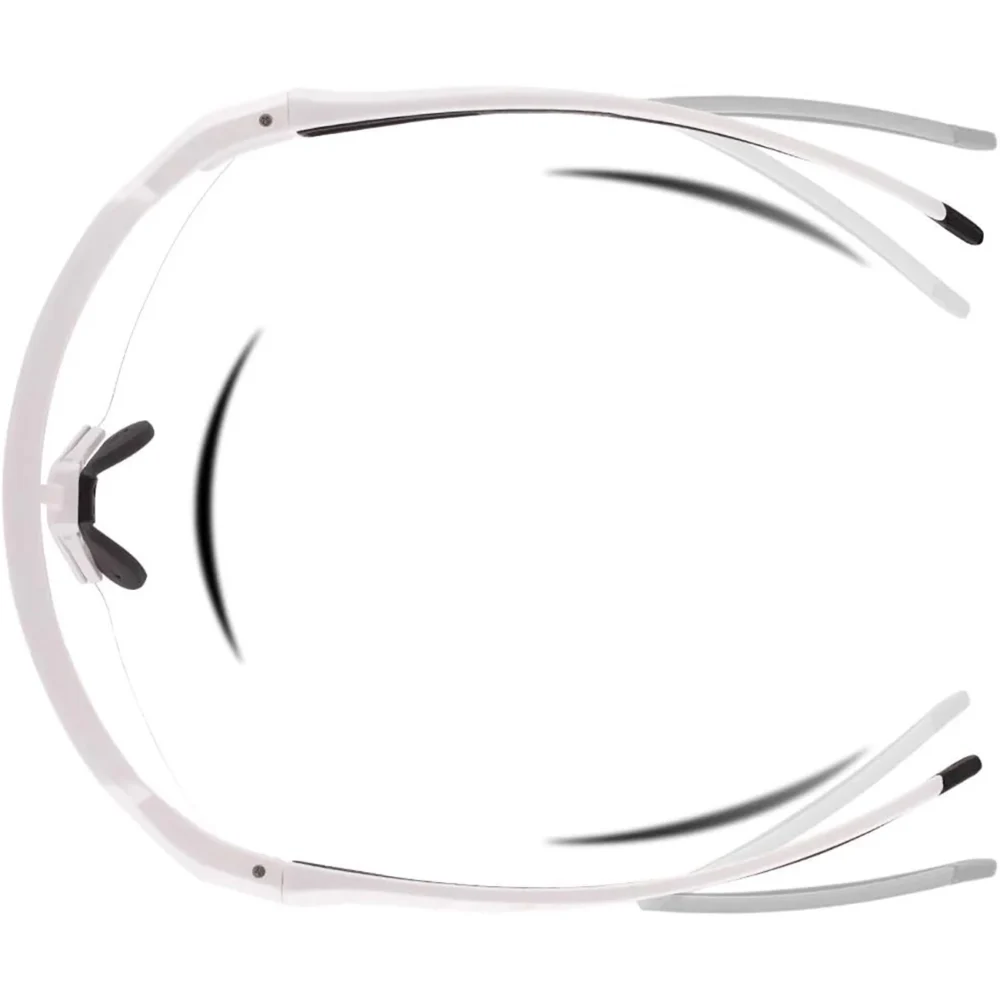 Rockbros Cycling Glasses Photochromic with UV Protection and Corrective Insert 14120008002 - USA Pattern - Whiteeng