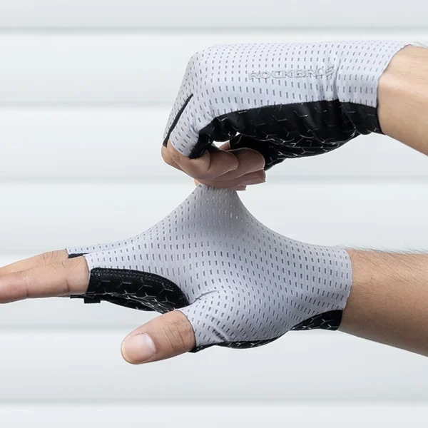 Rockbros Breathable Short Finger Cycling Gloves, Size: S - Grayeng