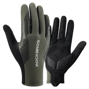 Rockbros cycling gloves spring/summer/autumn, full, size: L - greeneng