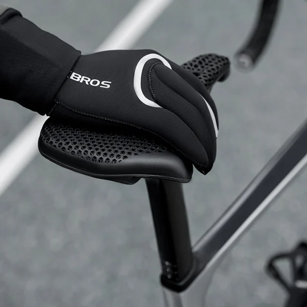 Rockbros Full Waterproof Cycling Gloves, Size: L/XL - Blackeng