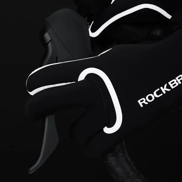 Rockbros Full Waterproof Cycling Gloves, Size: L/XL - Blackeng