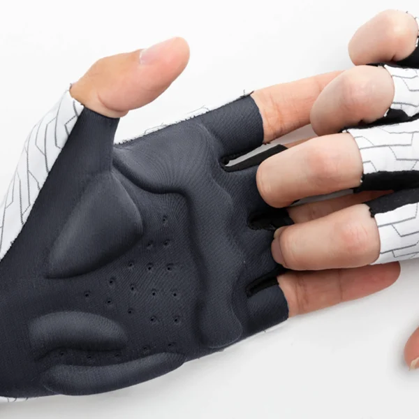 Rockbros MTB cycling gloves size: S - white and blackeng