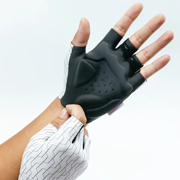 Rockbros MTB cycling gloves size: XL - white and blackeng