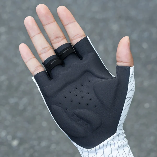 Rockbros Road Cycling Gloves Size: M - Black and Whiteeng