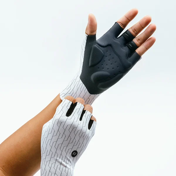 Rockbros Road Cycling Gloves Size: XL - White/Blackeng