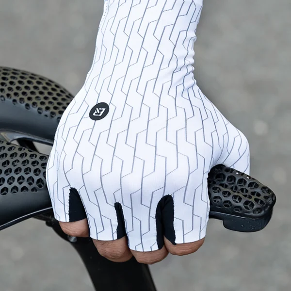 Rockbros Road Cycling Gloves Size: XL - White/Blackeng
