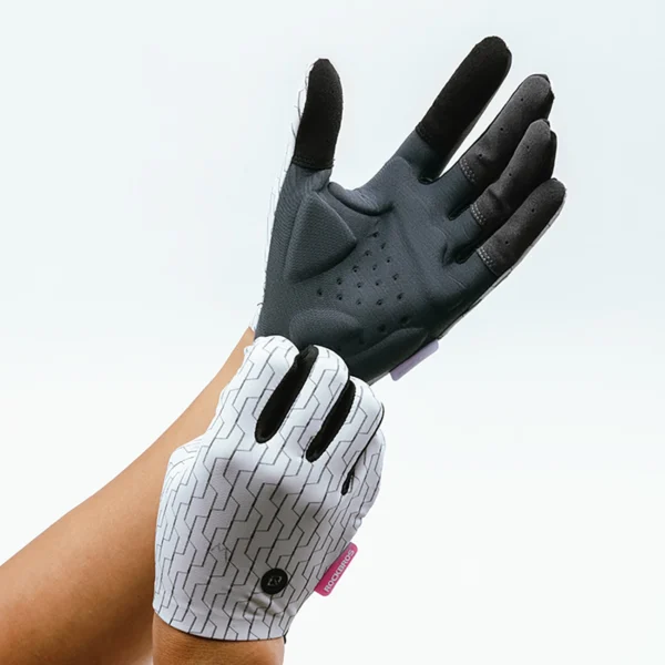 Rockbros sports gloves full spring-summer size L - white and blackeng