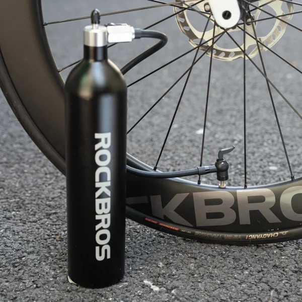 Rockbros Tubeless Tire Inflator 200 PSI 1.2l - Blackeng