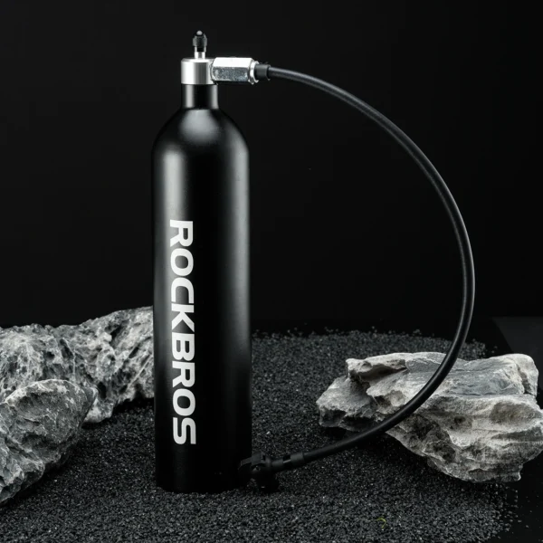 Rockbros Tubeless Tire Inflator 200 PSI 1.2l - Blackeng