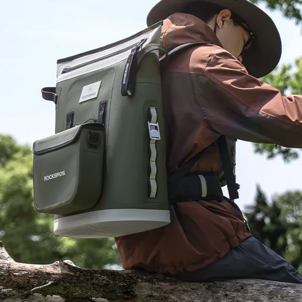 Rockbros Thermal Backpack with Insulation 18l Ergonomic - Greeneng