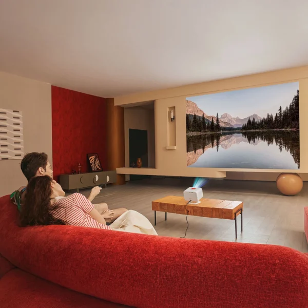 Yaber L2 Plus LCD FullHD 1080p Multimedia Projector with JBL Speakers - Beigeeng