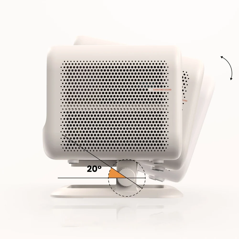 Yaber L2 Plus LCD FullHD 1080p Multimedia Projector with JBL Speakers - Beigeeng