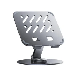 Wozinsky obrotowy 360° metalowy stojak biurkowy na tablet - szarypol