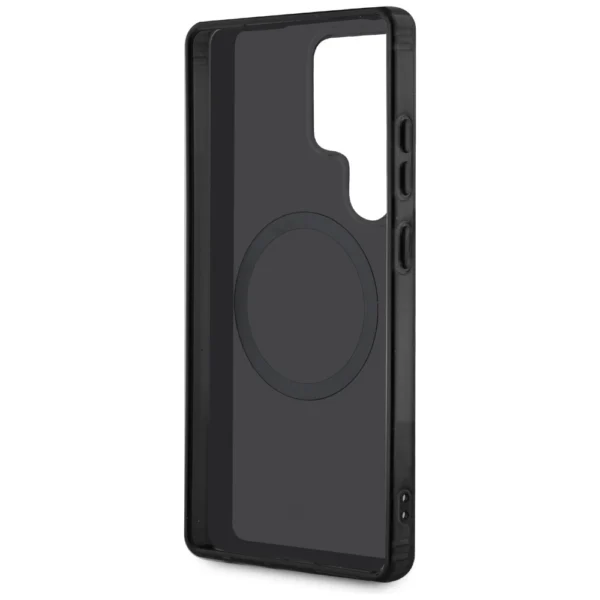 AMG Double Layer Rhombs MagSafe Case for Samsung Galaxy S25 Ultra - Black/Redeng