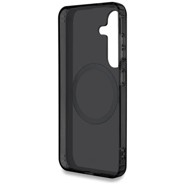 AMG Double Layer Rhombs MagSafe Case for Samsung Galaxy S25+ - Black/Redeng