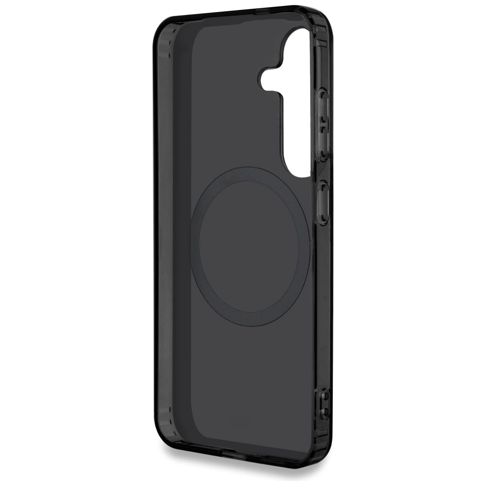 AMG Double Layer Rhombs MagSafe Case for Samsung Galaxy S25+ - Black/Redeng