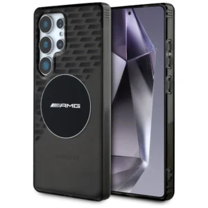 AMG Transparent Rhombs MagSafe Case for Samsung Galaxy S25 Ultra - Blackeng