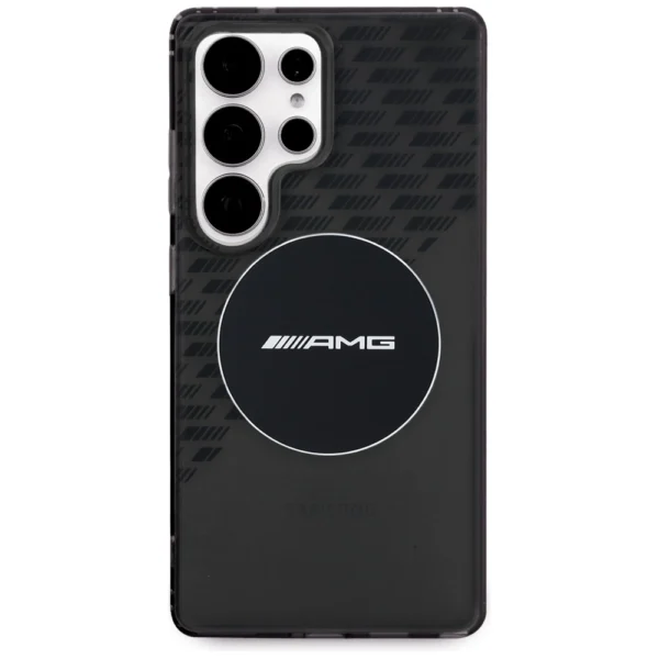 AMG Transparent Rhombs MagSafe Case for Samsung Galaxy S25 Ultra - Blackeng