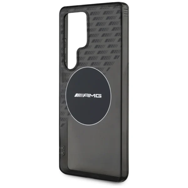 AMG Transparent Rhombs MagSafe Case for Samsung Galaxy S25 Ultra - Blackeng