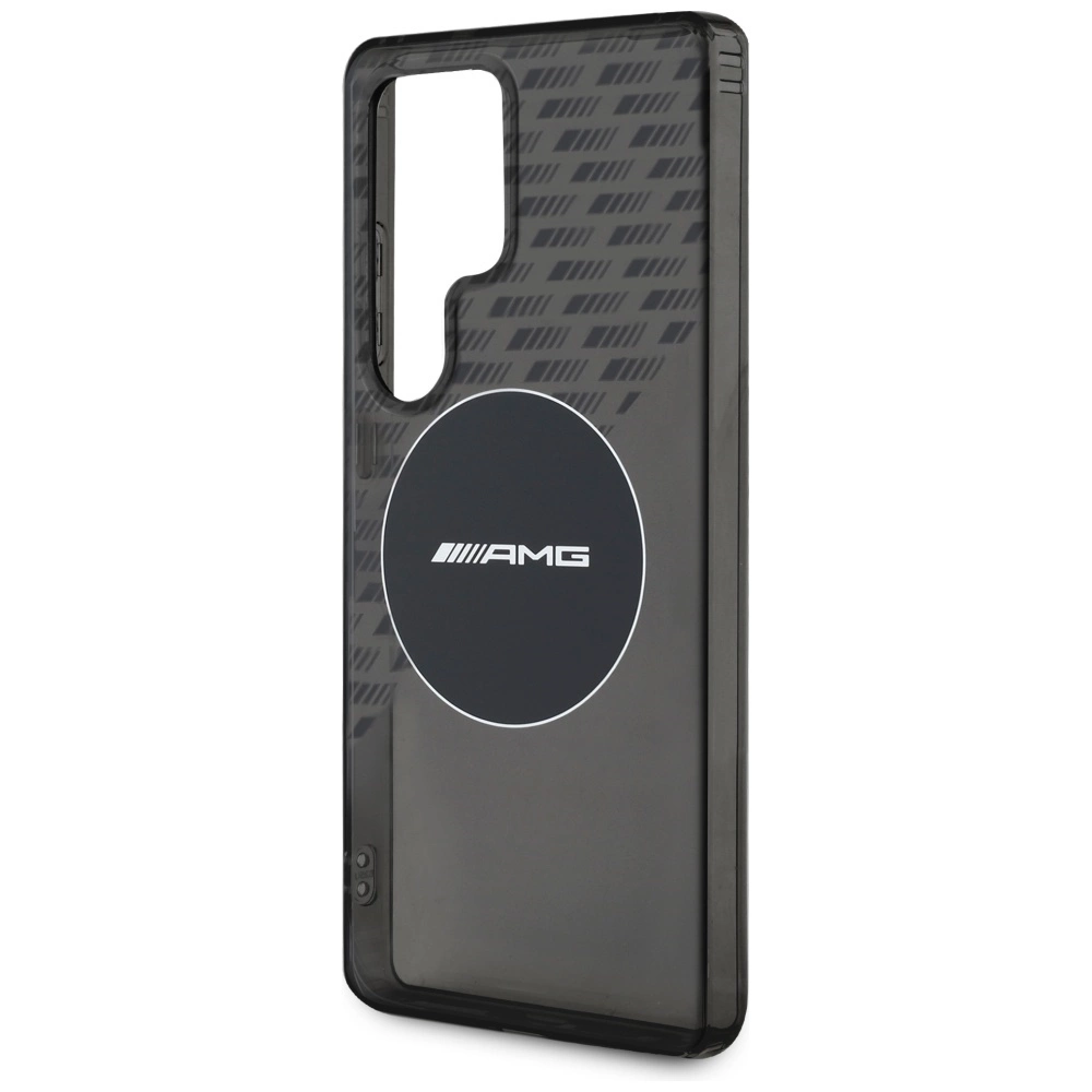 AMG Transparent Rhombs MagSafe Case for Samsung Galaxy S25 Ultra - Blackeng