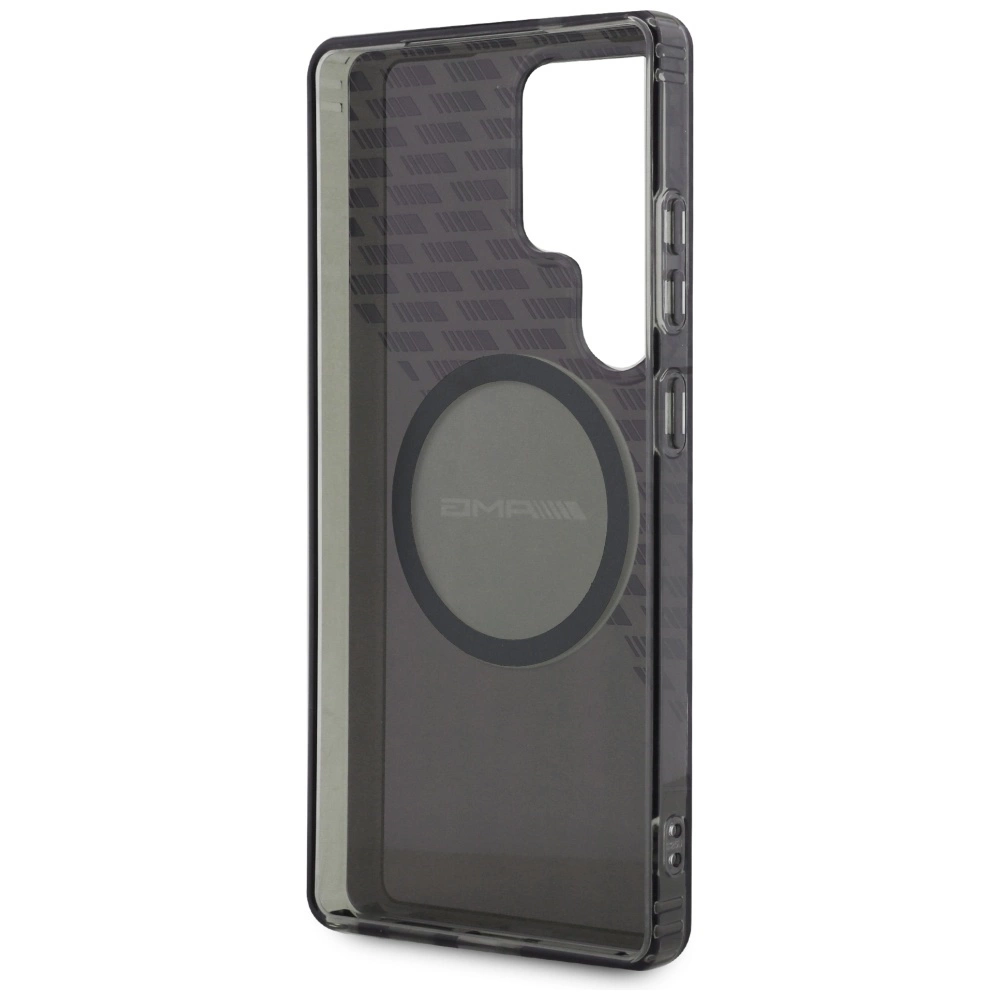 AMG Transparent Rhombs MagSafe Case for Samsung Galaxy S25 Ultra - Blackeng