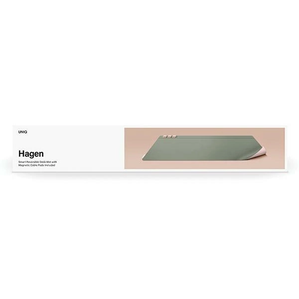 Uniq Hagen Magnetic Desk Pad Double Sided Pink-Greeneng