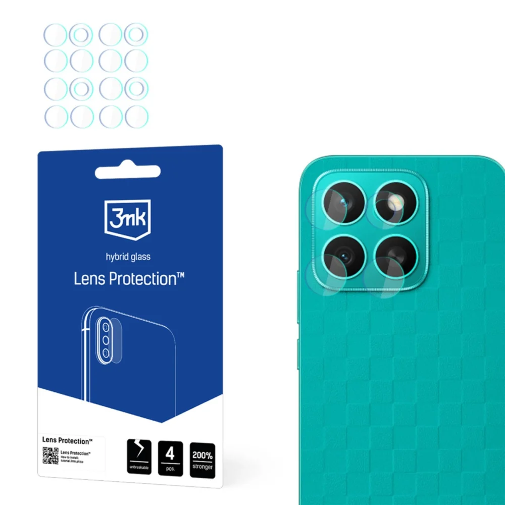 3mk Lens Protection Hybrid Glass for Camera Lens on Honor X8ceng
