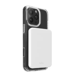 Powerbank Puro Mag Plus 5000mAh 20W Qi2 compatible with MagSafe 1x USB-C Power Delivery - whiteeng