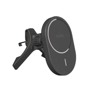 Puro Car Holder with Qi2 Charger, MagSafe Compatible - Blackeng
