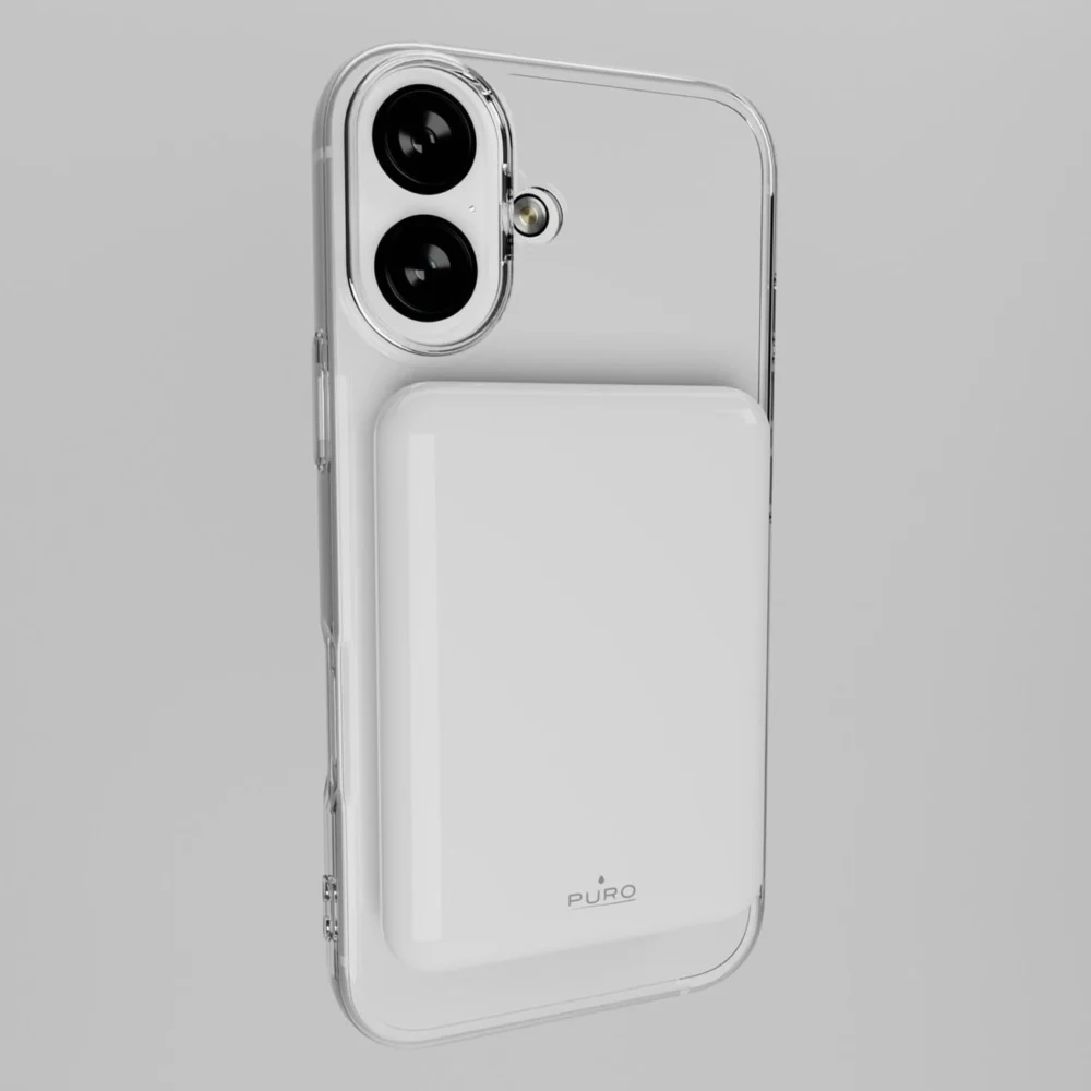 Powerbank Puro Power Mag 5000mAh 20W Power Delivery USB-C - białypol