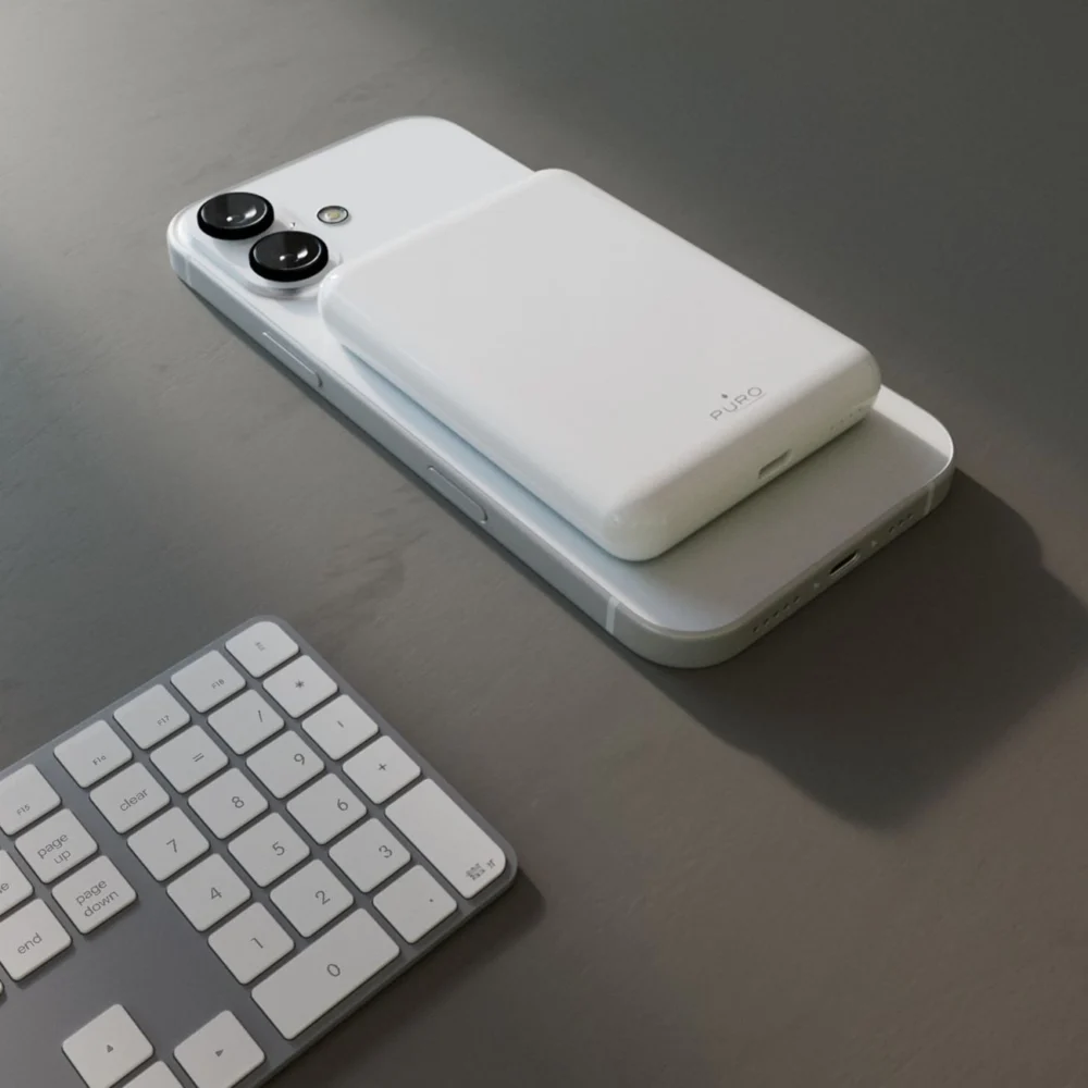 Powerbank Puro Power Mag 5000mAh 20W Power Delivery USB-C - białypol