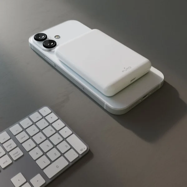 Powerbank Puro Power Mag 5000mAh 20W Power Delivery USB-C - białypol