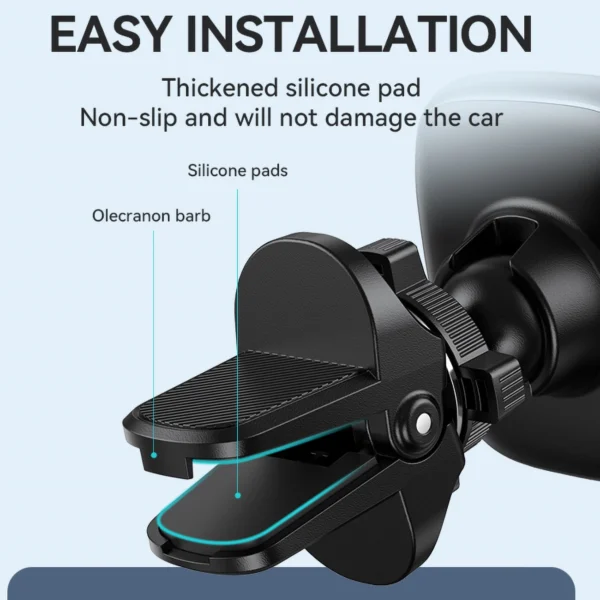Wozinsky WUMTK magnetic phone holder for car air vent - blackeng