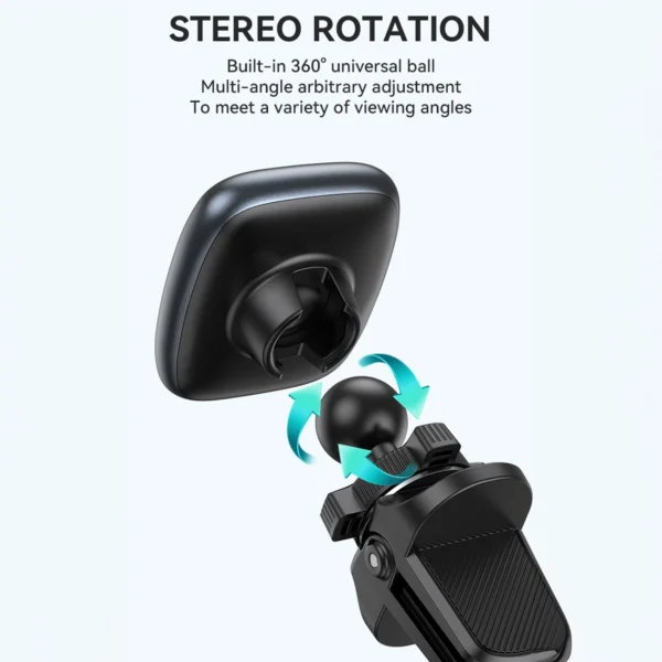 Wozinsky WUMTK magnetic phone holder for car air vent - blackeng