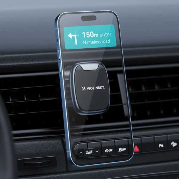 Wozinsky WUMTK magnetic phone holder for car air vent - blackeng