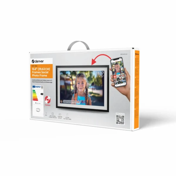 Denver Frameo PFF-1516 15.6" Digital Frame - Blackeng