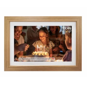 15.6" Denver Frameo PFF-1543LW digital frame - light browneng