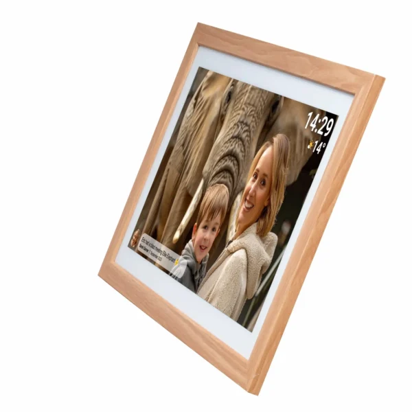 21.5" Denver Frameo PFF-2162LW digital frame - light browneng