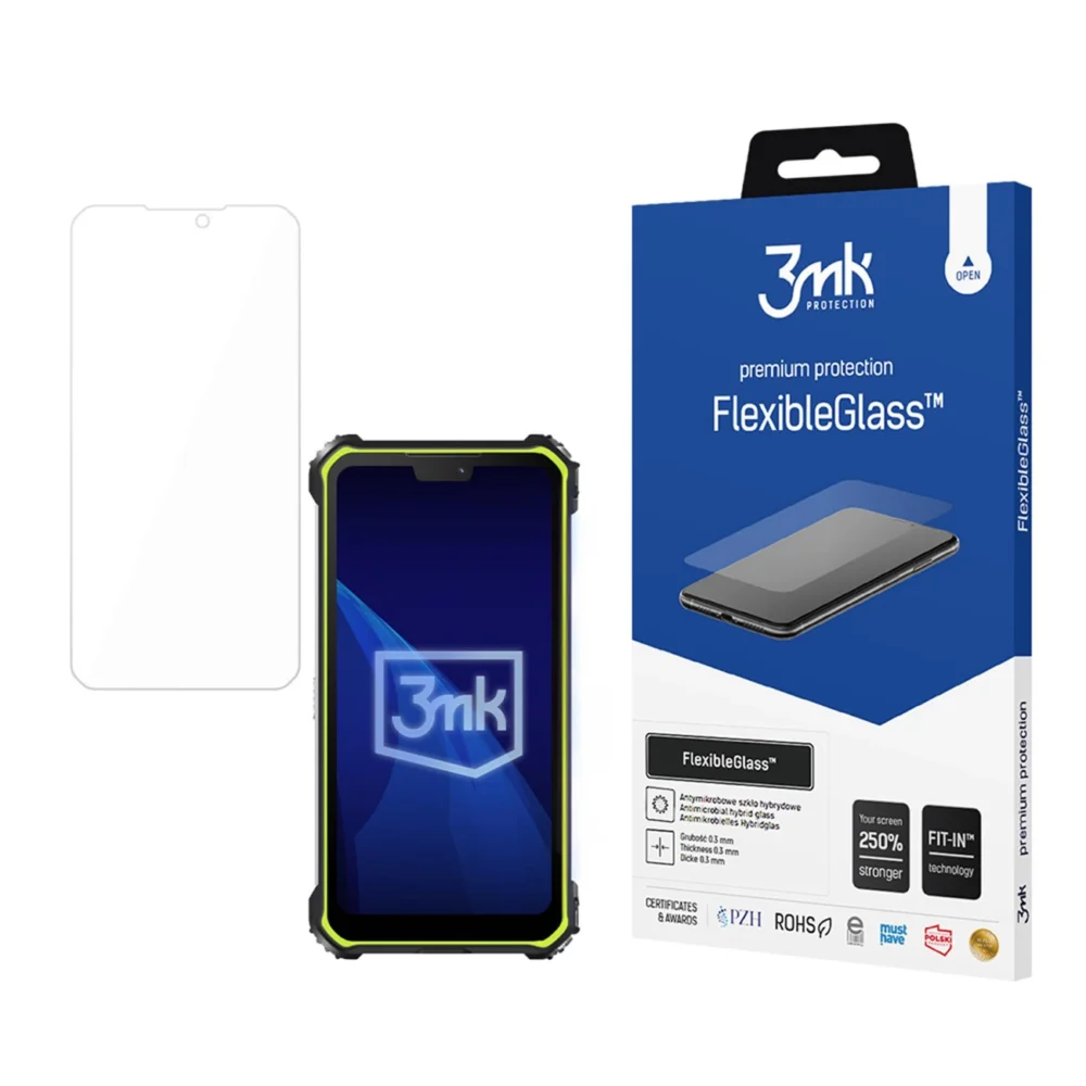 Hybrid glass 3mk FlexibleGlass for Rugged Phones M10eng