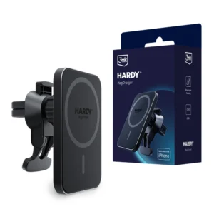 3mk Hardy MagCharger iPhone Car Holder with MagSafe - Blackeng