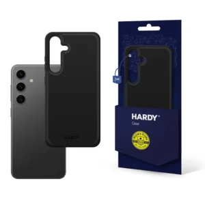 3mk Hardy Android Silky Leather MagCase for Samsung Galaxy S24 - Blackeng