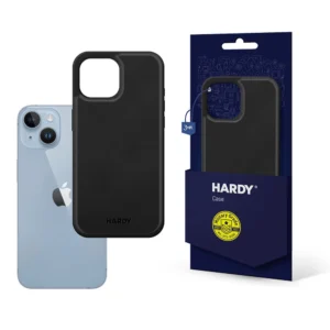 3mk Hardy Apple Silky Leather MagCase for Apple iPhone 14 Plus - Blackeng