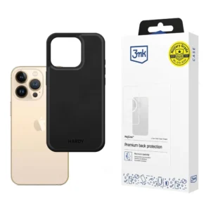 3mk Hardy Apple Silky Leather MagCase for Apple iPhone 13 Pro Max - Blackeng