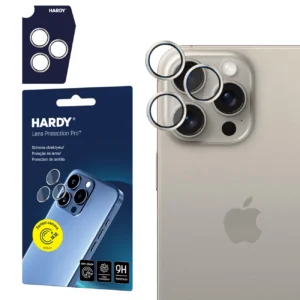 3mk HARDY Lens Protection Pro Glass for Apple iPhone 15 Pro - Beigeeng