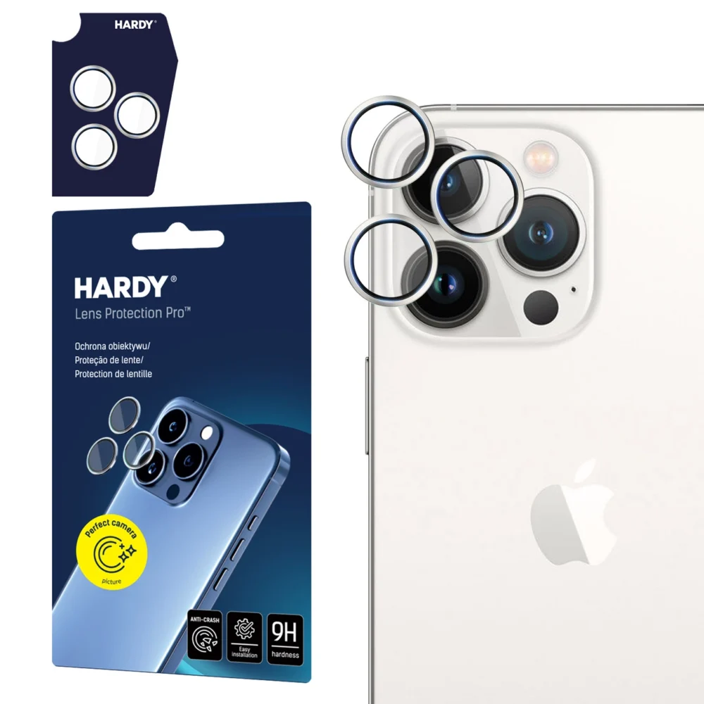 3mk HARDY Lens Protection Pro Glass for Apple iPhone 15 Pro Max - Whiteeng