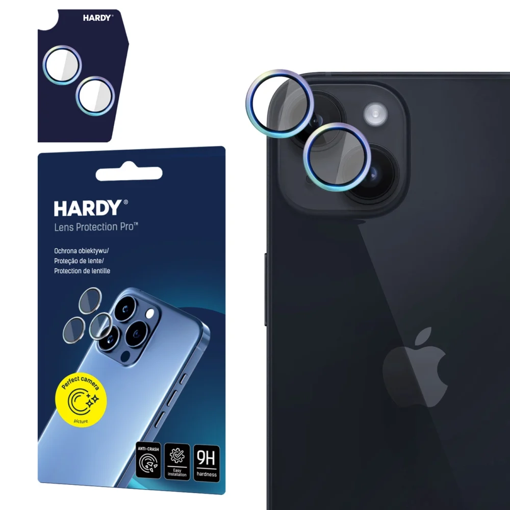 3mk HARDY Lens Protection Pro Glass for Apple iPhone 15 / 15 Plus - Multicoloreng