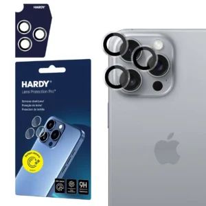 3mk HARDY Lens Protection Pro Glass for Apple iPhone 16 Pro / 16 Pro Max - Cleareng