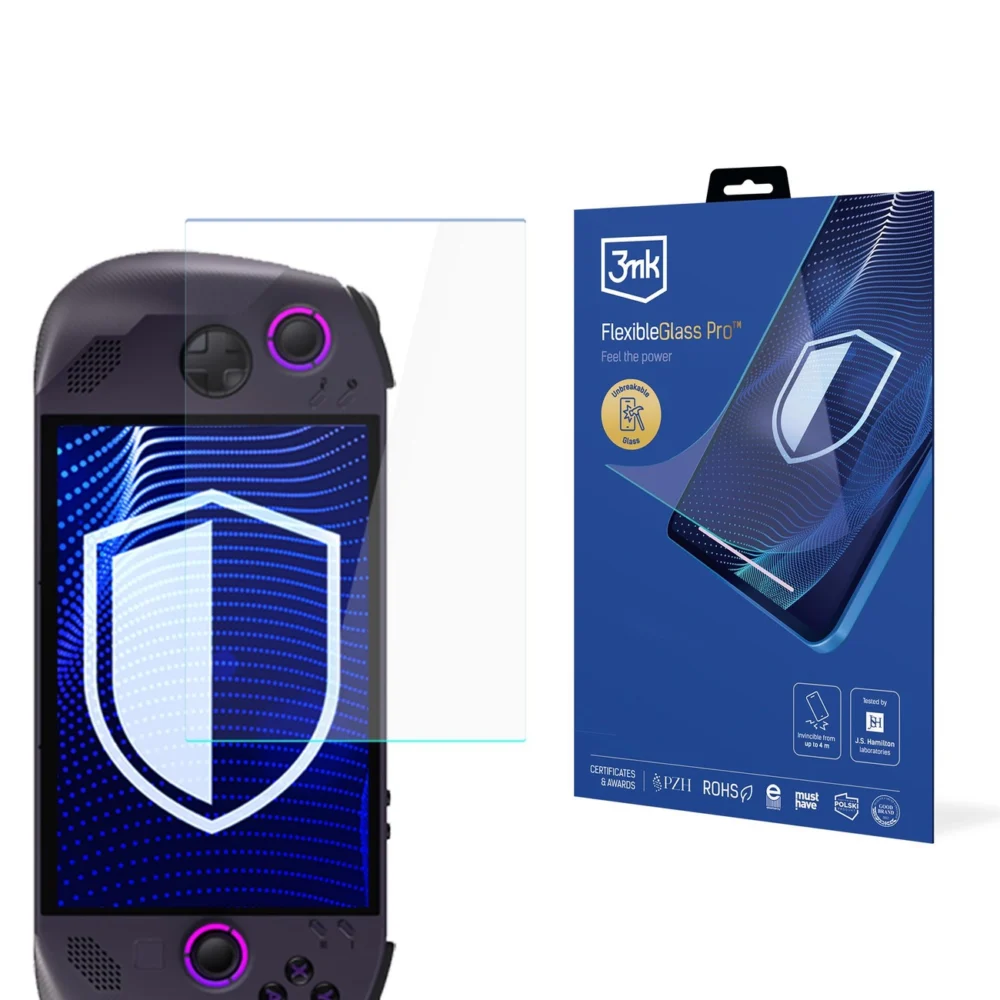 Hybrid glass 3mk FlexibleGlass Pro on Lenovo Legion Go Seng