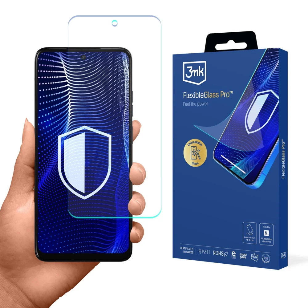 Hybrid glass 3mk FlexibleGlass Pro for Motorola Moto E15eng